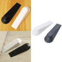 【LZ】 1/2pcs Door Wedge Shaped Plastic Door Stops Non-Slip Black Door Buffers for Office Home Baby Safe Floor Door Stopper