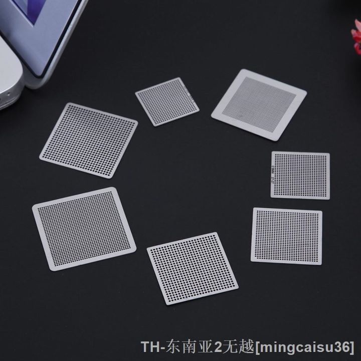 hk-bga-reballing-27pcs-directly-heating-stencils-holder-template-fixture-jig-for-game-consoles-laptop-repair