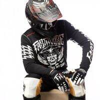 ⊙❈ Speed FATHOUSE outdoor jerseys to surrender motorcycle cross-country events long sleeve on black of big yards