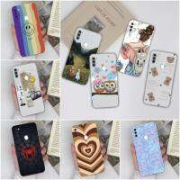 เคสโทรศัพท์ซิลิโคนกันกระแทกปลอกสำหรับ Samsung Galaxy,ติดป้ายแฟชั่น A11น่ารักสำหรับผู้หญิงซัมซุง A 11 Capa ปลอกกันกระแทกขนาด6.4นิ้ว