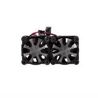 3X Motor Heatsink Cooling Fan with Thermal Sensor for 540 550 3650 3660 Motors 1/10 RC Car Axial SCX10 ,Black