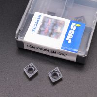 CCMT060204 CCMT09T304 SM IC907 IC908 เครื่องมือกลึงภายในคาร์ไบด์แทรกเครื่องกลึงเครื่องมือกลึง Tnsert