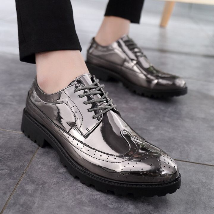 Casual Leather Shoes Men superstar Brogues formal leather shoes oxford ...