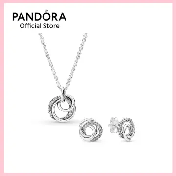 Pandora Sparkling Round Halo Stud Earrings – Coe & Co. Stores