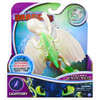 DreamWorks How To Train Your Dragons Legends Evolved Lightfury Dragon Action Figure with Clip-on Accessory Type B Kack 30ex มังกร อภินิหารไวกิ้งพิชิตมังกร ของแท้