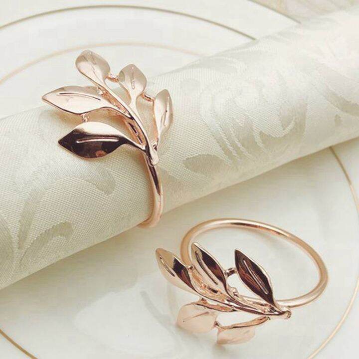 18-pcs-napkin-ring-leaf-napkin-set-napkin-ring-napkin-holder-decoration-suitable-for-christmas-holiday