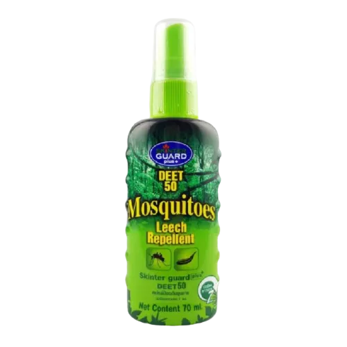 SKINTER GUARD plus+ Deet 50 Mosquitoes Leech Repellent สเปร์ยกันยุงเเละ