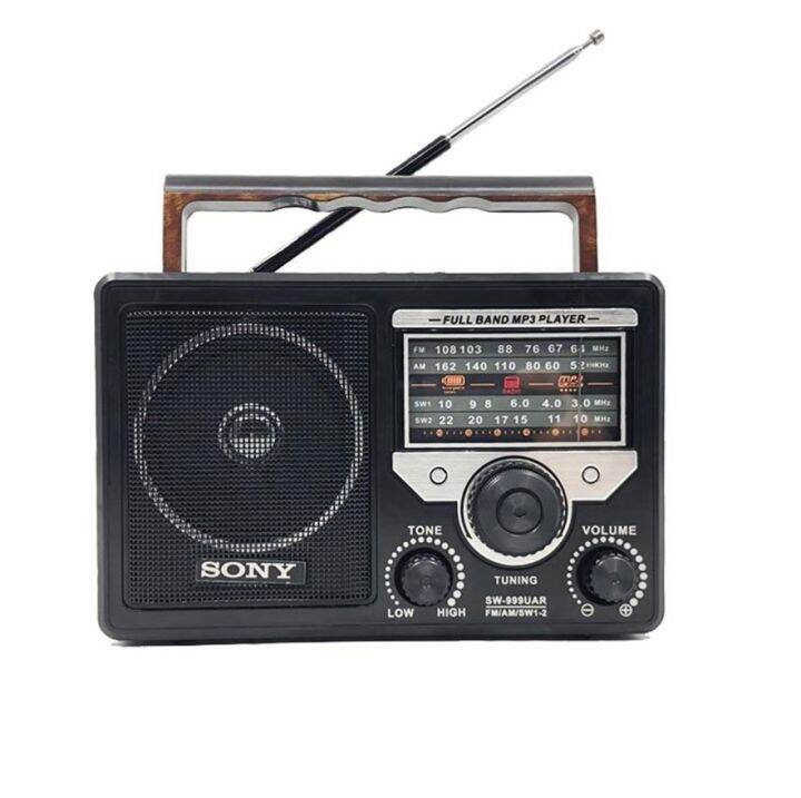 Radio Sony Nội địa Nhật Đài Radio SONY SW-999UAR Cao Cấp. Nghe Đài FM, Radio,  Dò Sóng Nhanh, Hỗ Trợ Cắm Thẻ Nhớ, Dễ Dàng Sử Dụng. Bảo Hành 12TH |  