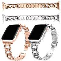 ▫۩❦ 41mm 38mm 44mm 49mm 45mm 42mm Stainless Steel Strap For Apple iWatch Series SE Ultra 7 8 Replaceable Metal Bracelet For Women