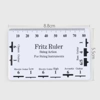 สายกีต้าร์ขนาดหมอนวัดไม้บรรทัดวัดสำหรับกีตาร์อุปกรณ์อะไหล่กีต้าร์สเตนเลสไฟฟ้า
