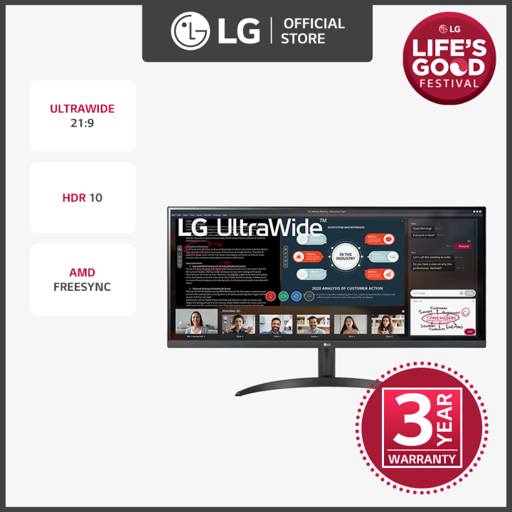 [HOT PICK] LG 34" Monitor Ultrawide 219 34WP500B 34 Inch WFHD