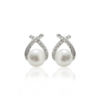 Pearl Earrings Silver Earring 925 For Woman Wedding Engagement Fashion Jewelry Gifts