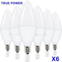 6Pcs led Light bulb E14 E27 LED Lamp Indoor Warm Cold White Light 3W 5W 7W 220V 230V 240V LED Candle Bulb Home Decor Chandelier