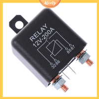 Aleaty? รีเลย์เครื่องกว้านสำหรับรถยนต์รถตู้เรือ4ขา12V 200แอมป์สำหรับงานหนัก