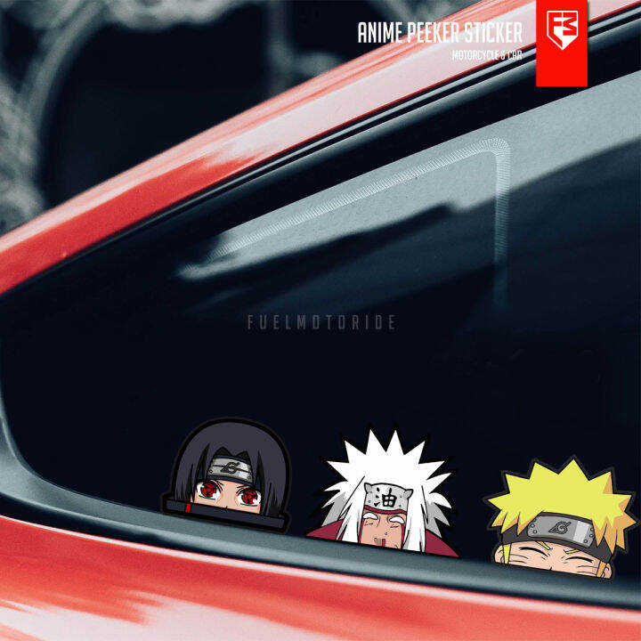 Sticker Anime Naruto Peeker JDM Mobil Motor 01 Lazada Indonesia