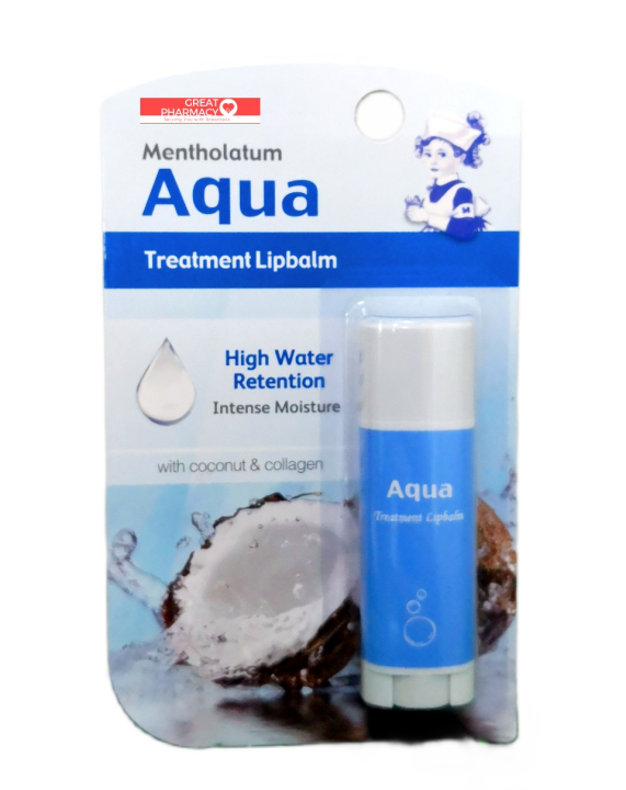 Mentholatum Aqua Treatment Lipbalm 3.5g Lazada