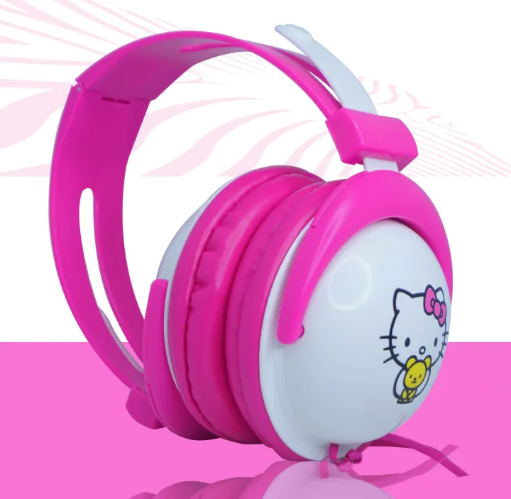CaseDove Headset Hello Kitty Over Ear Motif Cartoon Lucu With