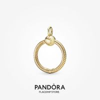 Official Store Pandora Moments 14k Gold-Plated Small O Pendant