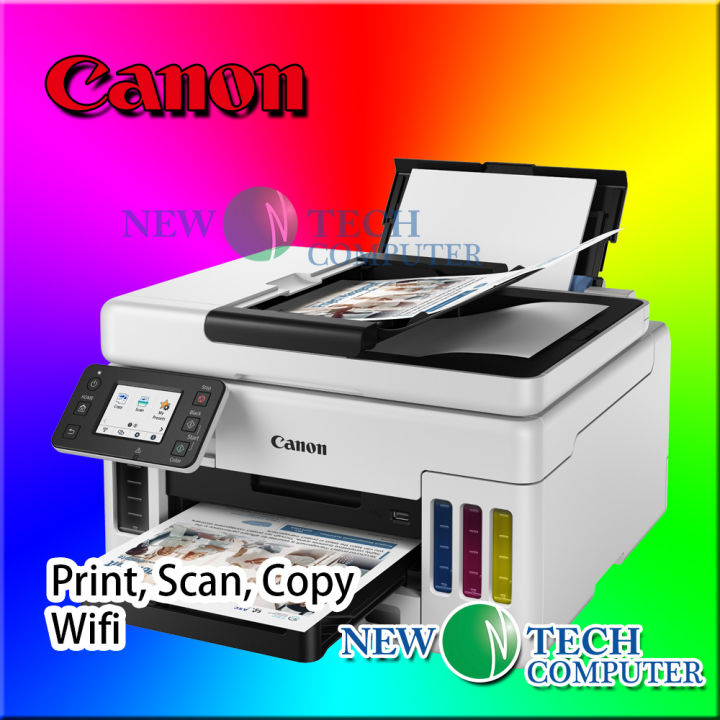 Canon Maxify Gx6070 Wifi Refill Ink Tank Business Printer High Volume Document Printing Gx 6070 9395