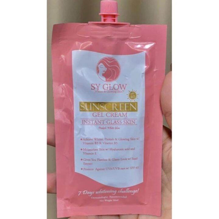 INSTANT GLASS SKIN SUNSCREEN SY GLOW SPF 40 Lazada PH