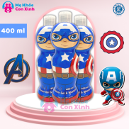 AIR-VAL - Sữa tắm gội 2in1 dành cho bé trai Captain America Shower Gel
