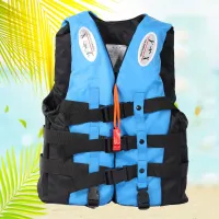 Water Sports Life Jacket Wear-resistant Boating Life Vest Safe Adjustable Straps with Reflective Stripe for Swimming Sea Fishing  Life Jackets