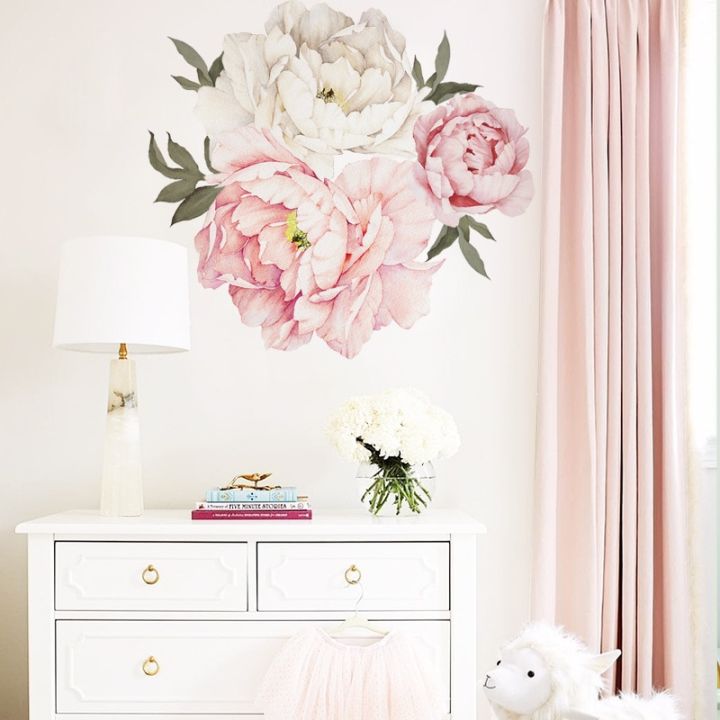 watercolor-pink-flowers-wall-stickers-for-kids-room-baby-nursery-wall-decals-pink-flower-for-girl-room-home-decoration-decor-pvc