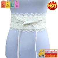 TRUSTY เข็มขัด เข็มขัดผู้หญิง เข็มขัดผ้า  เข็มขัดผ้าลูกไม้ Woman Knitting Lace Waist Ceinture Belt No. 2518