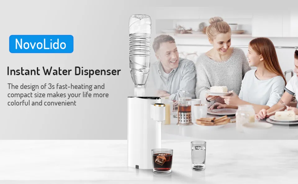 Instant Hot Water Dispenser, Baby Bottle Warmer Formula Dispenser,  Mineral/Bottled Water Dispenser, 5 Temperatures Choices, 1200W Portable  Water