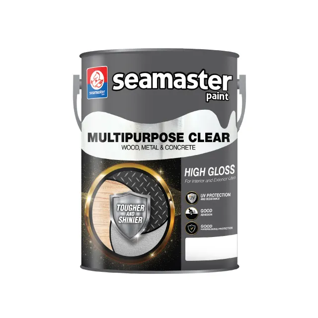 Seamaster Paint Multipurpose Clear High Gloss Finish 2667 Varnish for ...