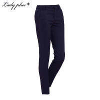 Lady Plus กางเกงขายาว | Long Pants 3003PL กางเกงทำงาน ทรงสลิม สีกรมท่า