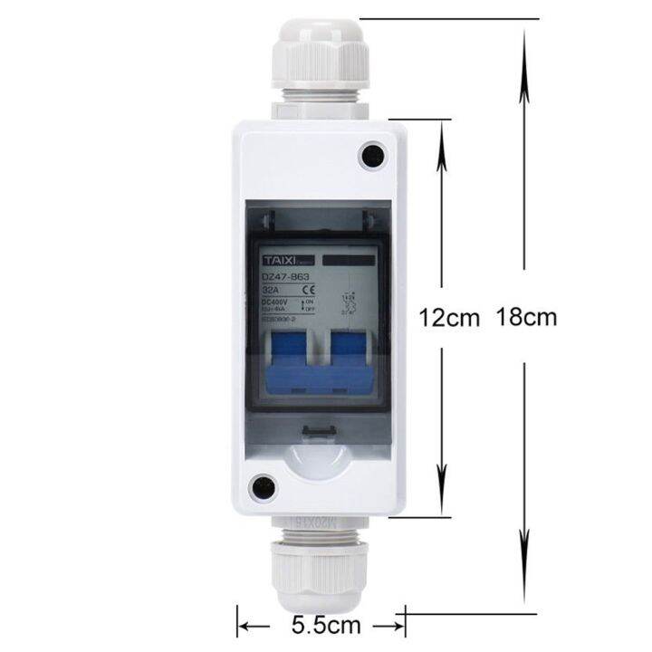 Toolstar Switch Combiner Box With Junction Box 16A Circuit Breaker ...