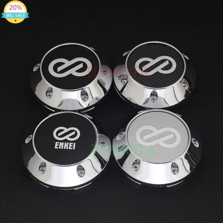 ZEWAN NEW 4pcs enkei wheel caps for rims 68mm OD & 62mm ID enkei racing