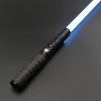 TXQSABER Lightsaber Neo Pixel RGB Smooth Swing Metal Hilt for Heavy Dueling 12 Color Force FOC Blaster Laser Sword Jedi Toys