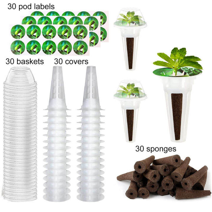 120 Pcs Pod Kit Hydroponics Garden Accessories For Hydroponic Growing