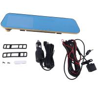 Front and Rear Dual Recording Auto Supplies Car Recorder Accessories Rearview Mirror Car Recorder Plastic