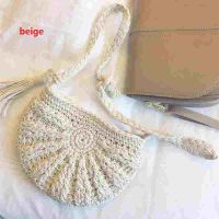 Straw Bags Women Rattan Bag Handmade Beach Cross Bag