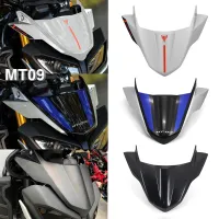 สำหรับยามาฮ่า MT09 MT-09 FZ09รถจักรยานยนต์อุปกรณ์เสริมกระจกบังลมหน้าที่เบนทางลมลม2017 2018 2019 2020 MT 09