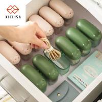 XIELISA บ้านสำนักงาน กันน้ำกันน้ำได้ ตัวจัดระเบียบคลิปเล็บ โปร่งใสโปร่งใส เครื่องมือชิ้นส่วนเรื่องไม่สำคัญ มัลติฟังก์ชั่ กล่องเก็บของตั้งโต๊ะขนาดเล็ก กล่องเก็บสายข้อมูล กล่องบรรจุสายไฟสาย USB กล่องเก็บของกระจุกกระจิก