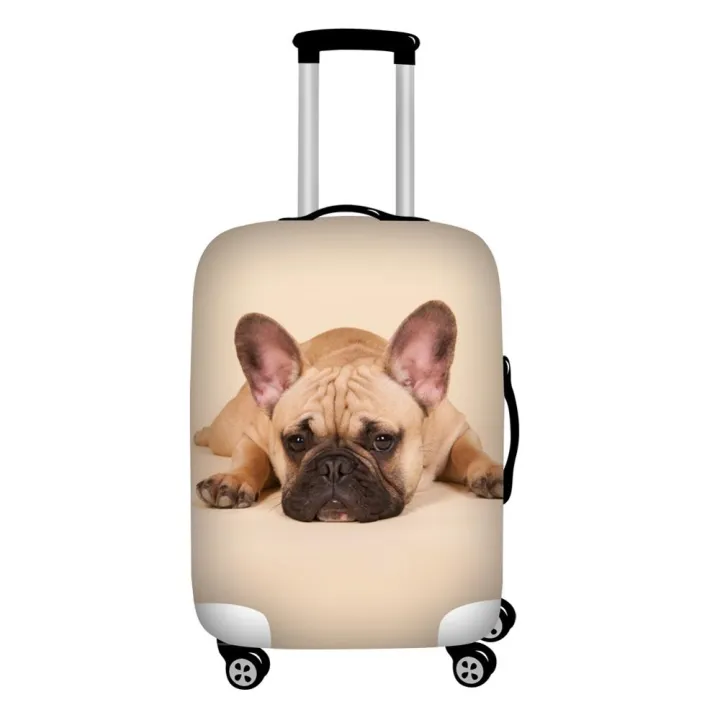 french-bulldog-print-travel-luggage-dust-cover-stretch-protective-suitcase-cover-for-18-32-trolley-trunk-case-waterproof