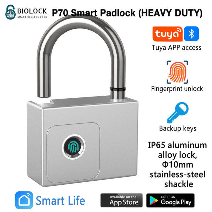 Deyln P70 Bluetooth 4.2 Tuya Smart biometric sensor Fingerprint