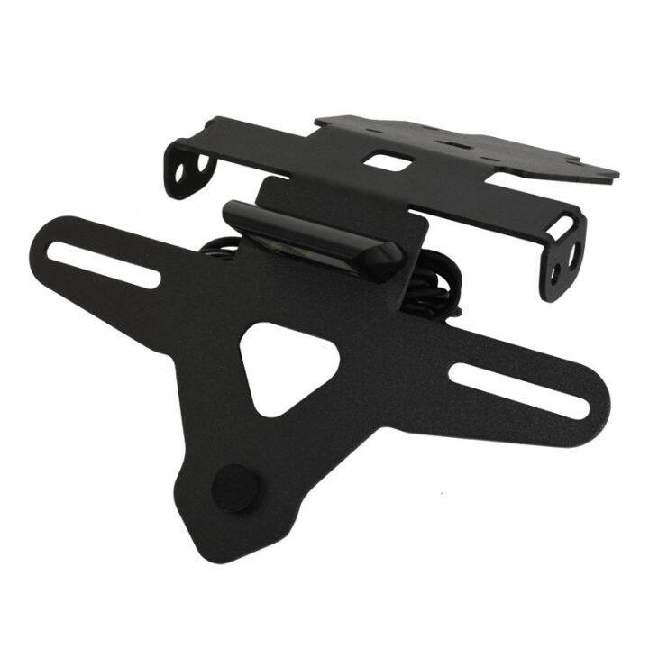 Kit Portatarga Posteriore Con LED Per Moto - Eliminatore Parafango In Acciaio Per Suzuki GSX-S750 (2017-2022) E GSX-S1000F (2015-2021)