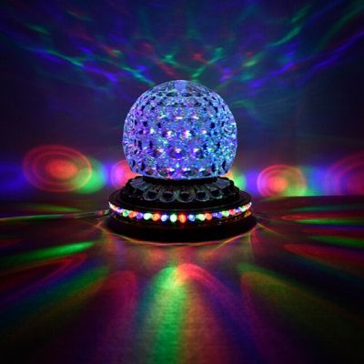 【Worth-Buy】 ไฟเวที Led มหัศจรรย์ขนาดเล็กไฟเอฟเฟกต์ดีเจดิสโก้สีสันสดใสไฟแฟลชลูกบอลคริสตัลไฟเวทีแบบหมุนบ้าน Ktv ปาร์ตี้ไฟวันหยุด