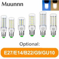 [HOT QQZIWWUJJWG 104] E27 220โวลต์ GU10หลอดไฟ Led E14 Led เทียนหลอดไฟข้าวโพดโคมไฟ G9 Led 3วัตต์5วัตต์7วัตต์9วัตต์12วัตต์15วัตต์ Bombilla B22โคมระย้าแสง