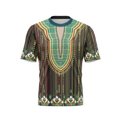 New 3D Printed tribe T-Shirt Couple Outfit Men Women Africa Dashiki Tribal Style Tracksuit Islam Shirt Jersey
