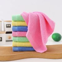 1PC Anti-grease Dish Cloth Bamboo Fiber Washing Towel Scouring Pad Magic Cleaning Rags Kitchen Household Supplies Cleaning Tools Dish Cloth  Towels