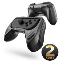 Mumba Grip for Nintendo Switch Joy-Con 2-Pack Switch Controller Grip Handle Kit for Nintendo Switch Joy-Con (Black)