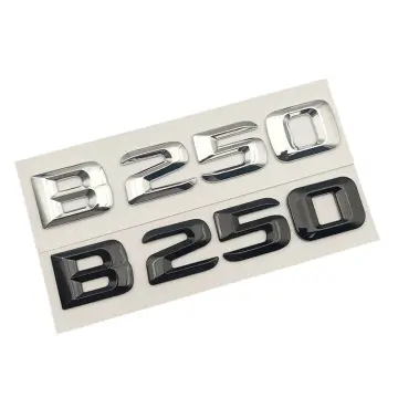 57mm For BRABUS Hood B Emblem Logo Insignia Badge Sticker For Mercedes Benz  W124 W140 W163 W202 W203 W204 W205 W210 W211 GLA CLA