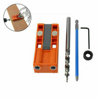 Home Portable DIY Tool Woodworking Oblique Scale Clear Drill Guide Positioning Punching With Magnetic Locating Hole Jig Kit