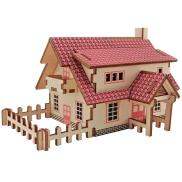 3D trò chơi bằng gỗ Đồ Chơi Ghép Hình Kiến Trúc Nhà Hướng Dẫn Tự làm bộ